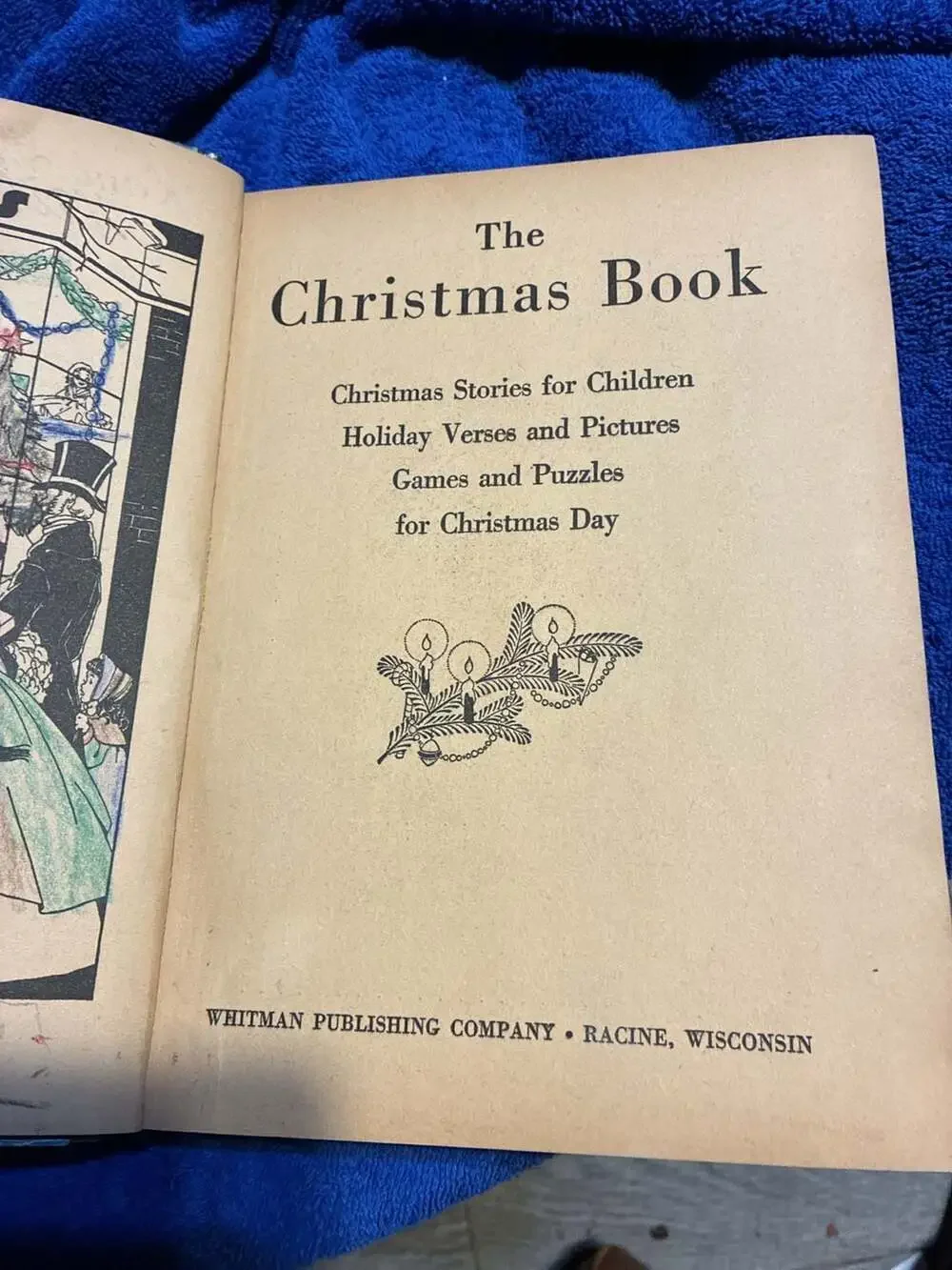 The Christmas Book: Christmas Stories for Children, Holiday Verses and Pictures,
